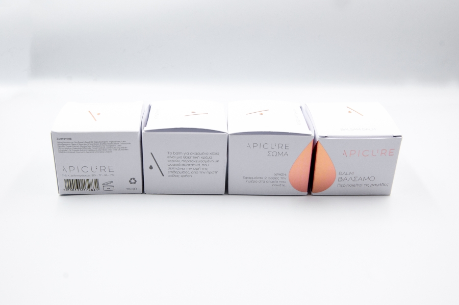 Apicure Balm packaging